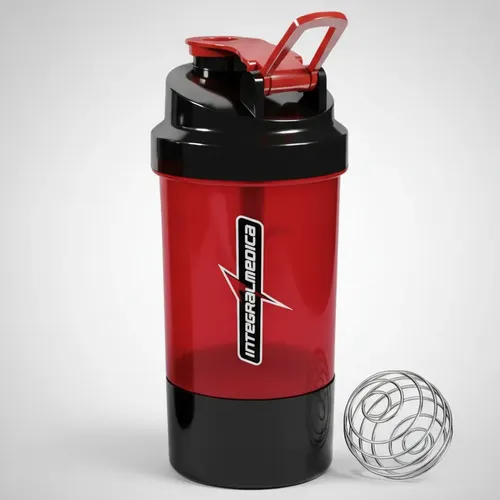 Coqueteleira / Shaker Laranja - Academia 600ml - 3vs Nutrition