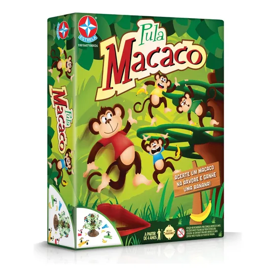 Jogo Pula Macaco Entretenimento E Diversão Estrela Português