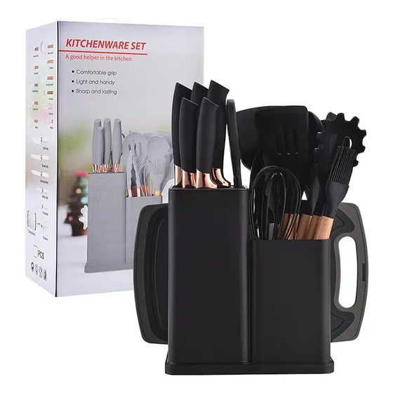 Set De Utensilios De Cocina 19 Piezas