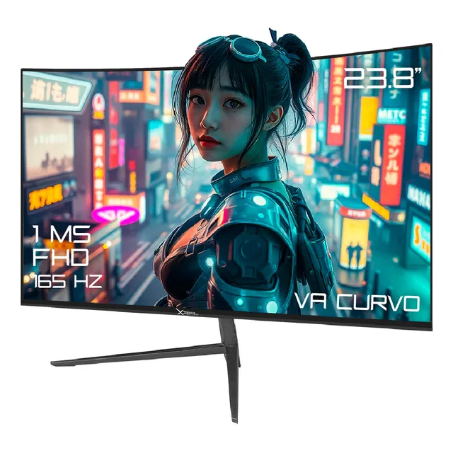 Monitor Gamer Xzeal con pantalla de 23.8" 144Hz 127V y resolución Full HD