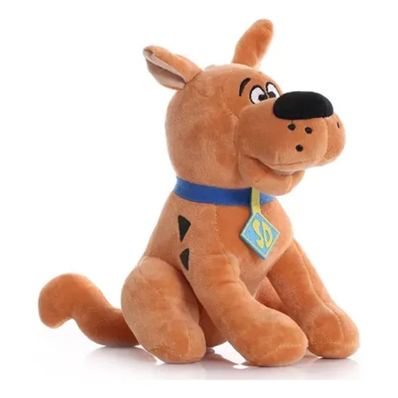 Pelucia Scooby Doo Desenho Chaveiro Brinquedo Infantil Cor Marrom