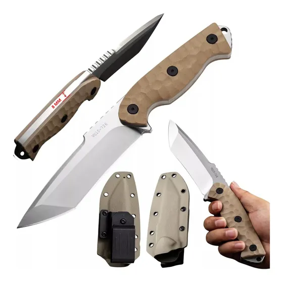 Faca Tática Trskt Fulltang 8mm Espessura Edc Bainha Kydex