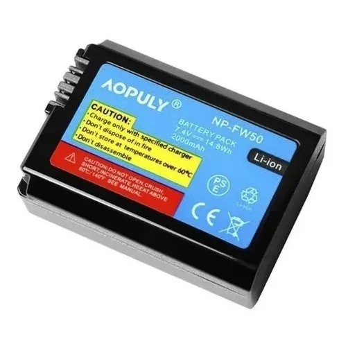 Bateria Np Fw50 Para Sony A7 A6000 A6100 A6300 A6400 Aopuly