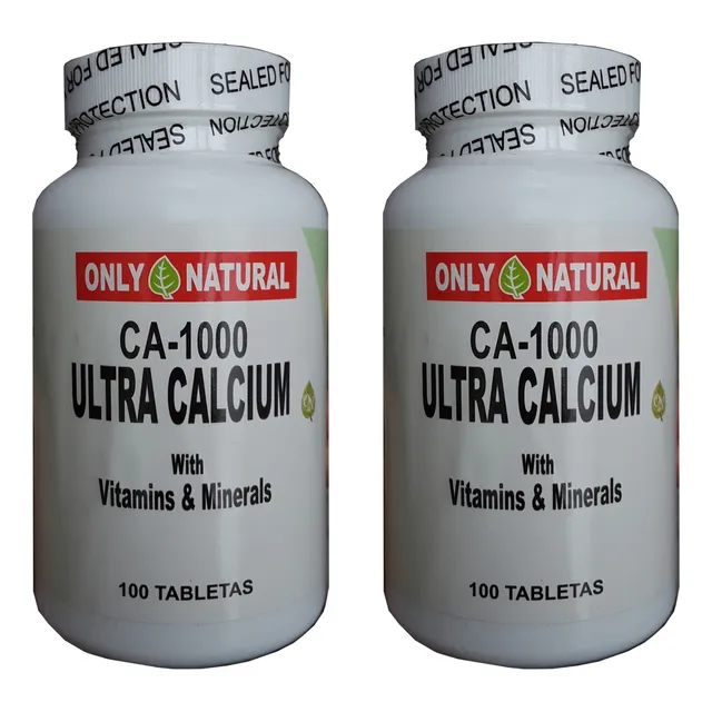 Ultra Calcio Con Vitamina D C B12 B1 B3 B5 B6 Hierro Promo 2