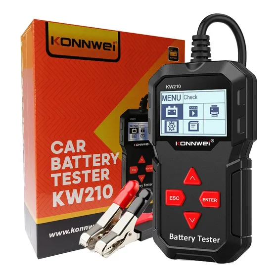Probador De Baterías Automotriz Konnwei Kw210 De 12 Voltios