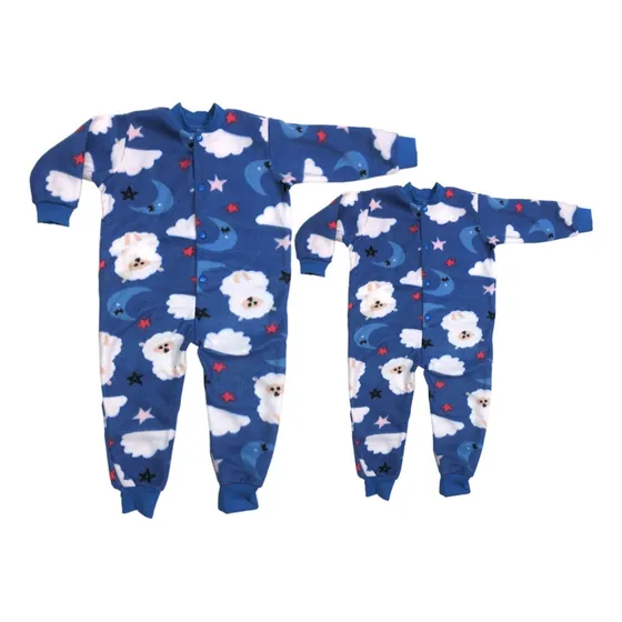 Pijama Macacão Soft Mãe E Filha