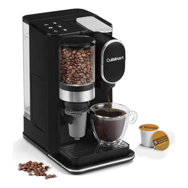 Cafetera Individual Molinillo De Cafe Incorporado Cuisinart