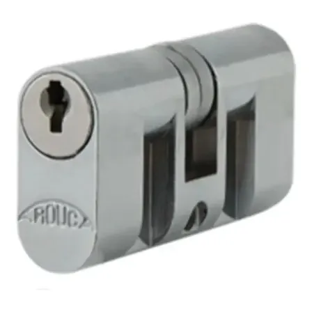 Cilindro Miolo Tambor Fechadura Arouca Monobloco C/parafuso Cor Cromado