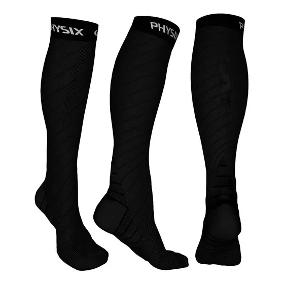 Physix Gear Sport - Medias De Compresión Negras