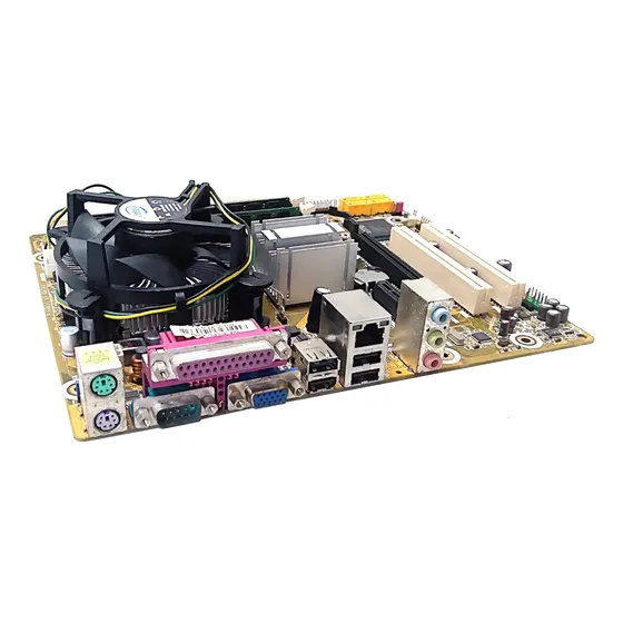 Kit Placa Mãe Pegatron Ipm41-d3 Core 2 Quad Q8200 4gb Ddr3