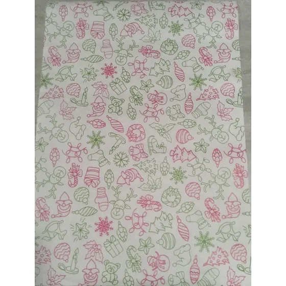 Papel Parafinado Papel Encerado Navidad 30x 30cm