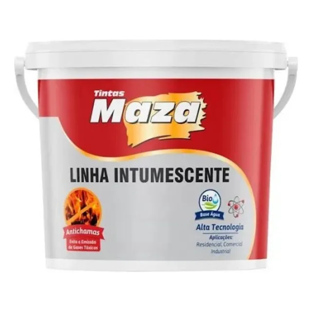 Tinta Base Água Verniz Intumescente Fosco 3,6l Maza