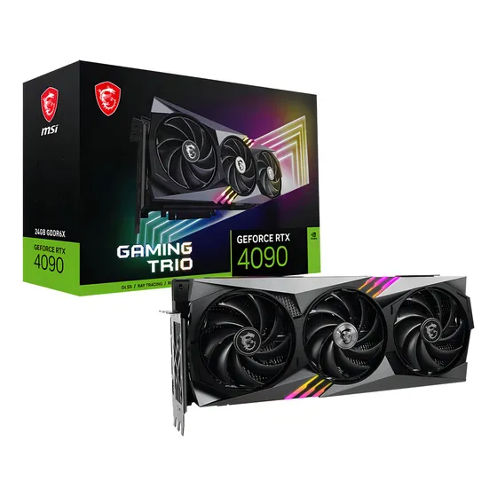 Placa de vídeo Nvidia MSI Gaming Trio GeForce RTX 40 Series RTX 4090 24GB