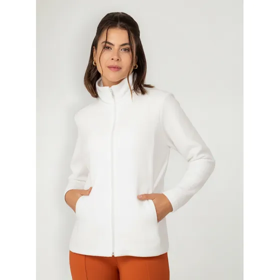 Art.3920601- Campera Abrigo C/cierre Thermo Mirasul Blanco Gg