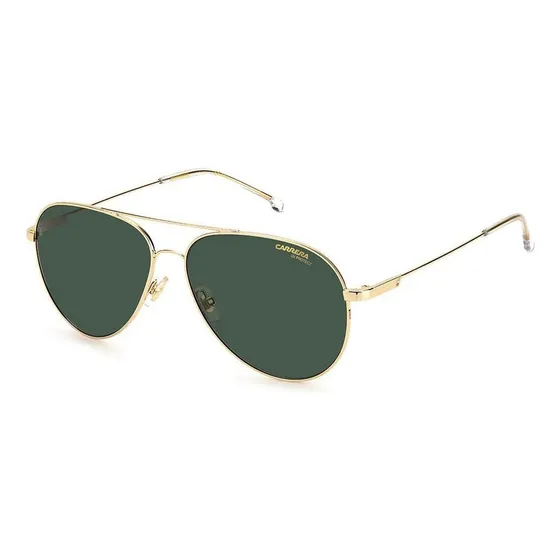 Gafas de sol Carrera 2031t/s J5g, 58 doradas, 9 a 16 años, lentes verde oscuro, diseño oceánico