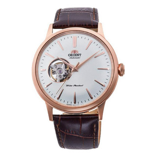 Relógio Orient Bambino Open Heart Masculino Em Aço Inoxidáve Relógio Orient Bambino Open Heart Masculino Em Aço Inoxidáve