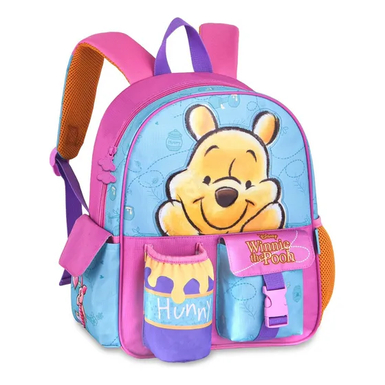 Mochila Ursinho Pooh De Costas Passeio Escolar Creche Clio
