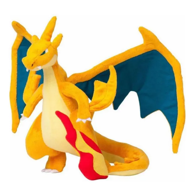 Peluche Pokemon Mega Charizard Y Rápido Color Naranja Claro