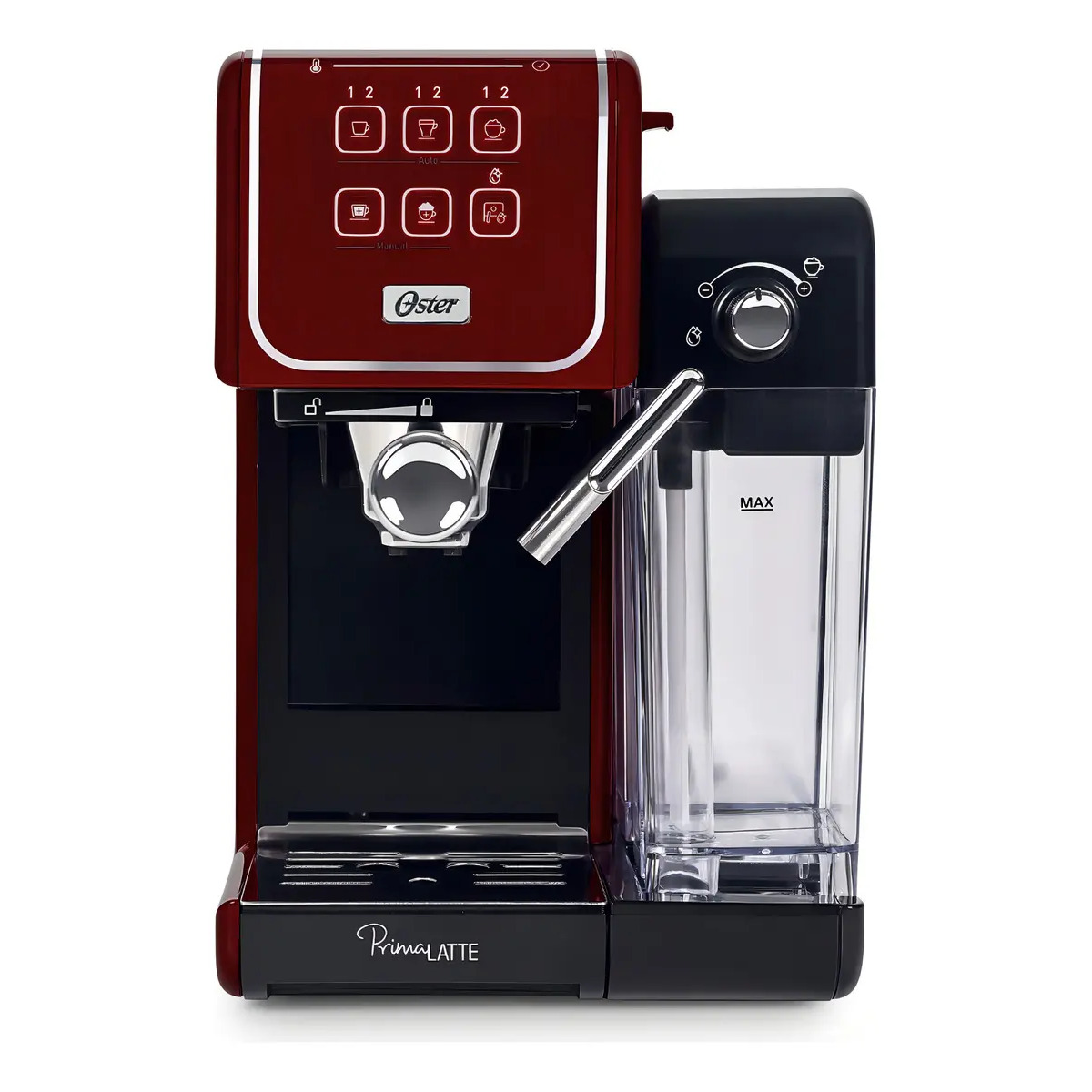 Oster PrimaLatte Touch Red Cafeteira Espresso 1050W - Oster PrimaLatte Touch Red Cafeteira Espresso 1050W -