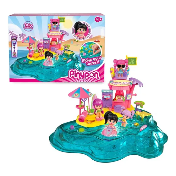Pinypon Playset Playa + Figura