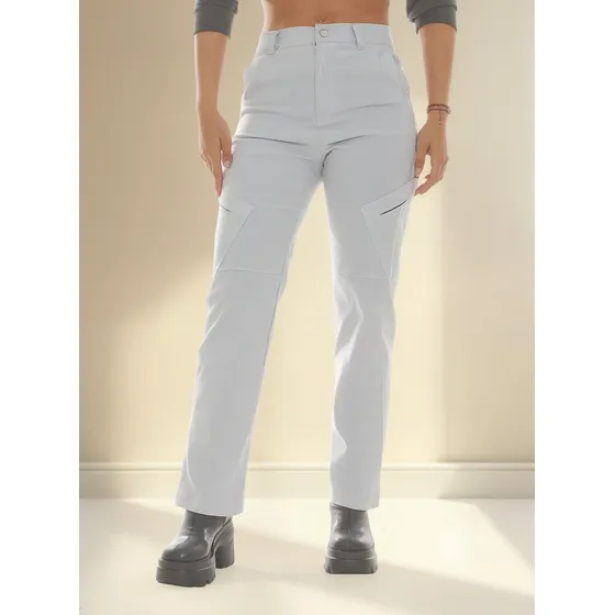 Pantalón Cargo De Bengalina Agustina Mujer .