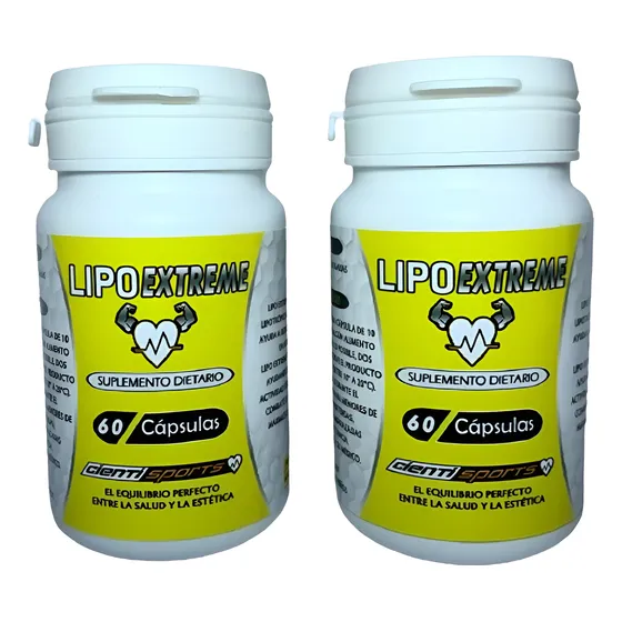 Lipoextrem Potente Quemador De Grasa Promo ( 2 Frascos )