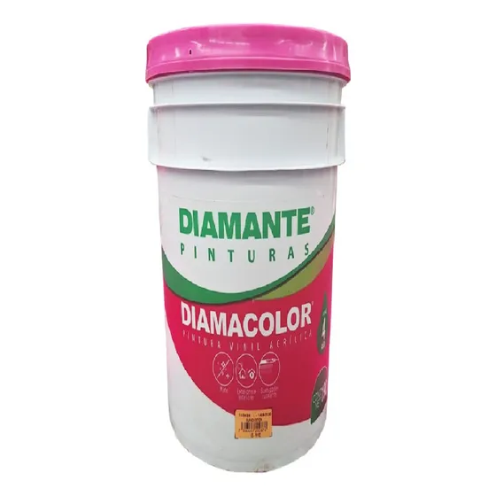 Pintura Vinílica Acrílica 28 Colores Ext. Diamacolor 19lt Turquesa Mate