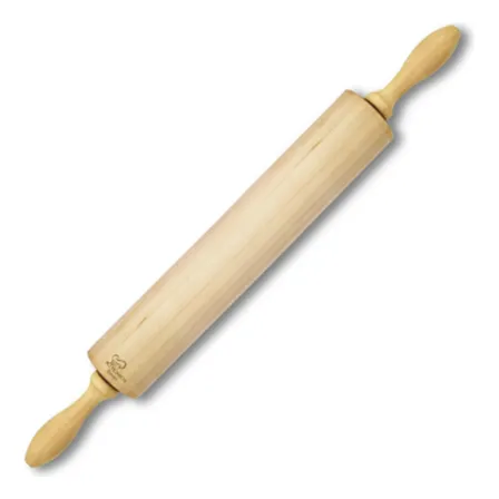 Uslero Rodillo En Madera Giratorio Para Amasar 43cm