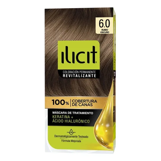 Ilicit Tintura Tono 6.0 Rubio Oscuro