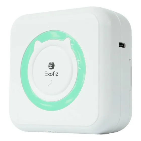 Mini Impresora Termica Portatil Bluetooth +rollo Etiquetas