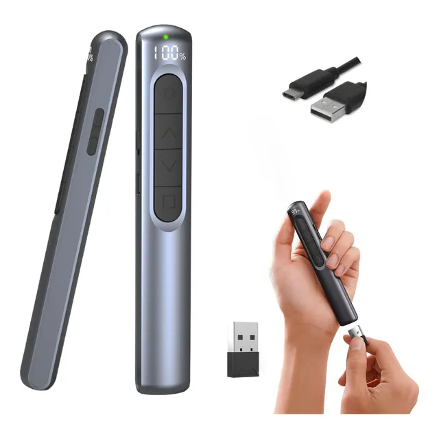 Presentador Diapostivas Inalambrico Control Recargable Usb C