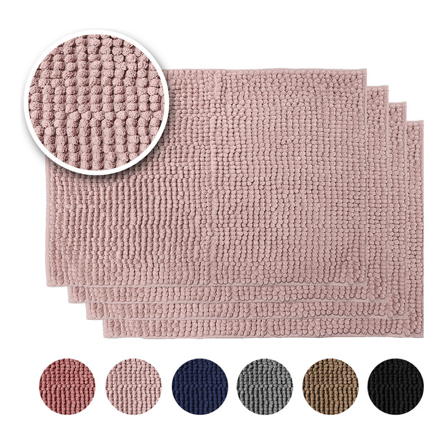 Kit 4 Tapetes De Banheiro 40x60 Antiderrapante Bolinha Macio Kit 4 Tapetes De Banheiro 40x60 Antiderrapante Bolinha Macio