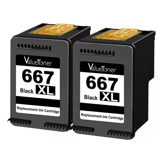 Cartucho De Tinta Remanufacturado Para Hp 667xl Hp2374