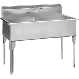 Fregadero Doble Tina Industrial De Acero Inoxidable