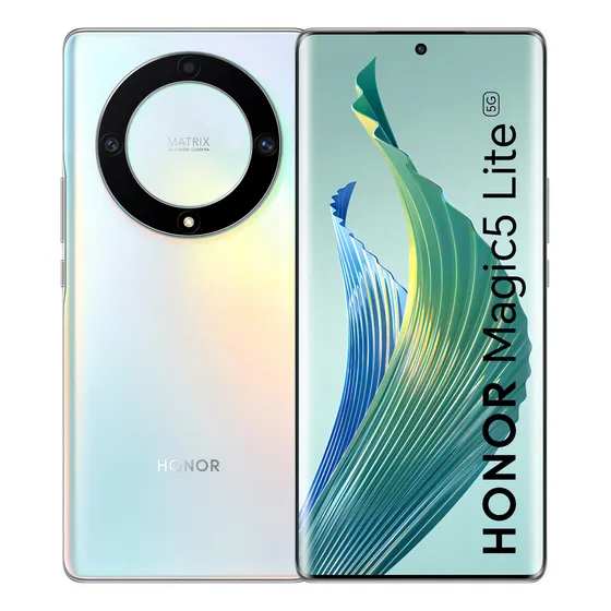 Honor Magic5 Lite Dual SIM 256 GB plata titanio 8 GB RAM