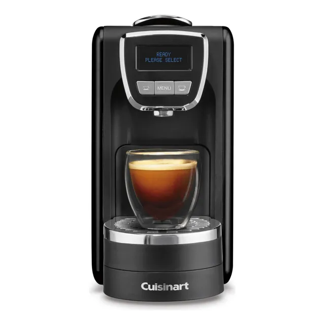 Cafetera Expreso Individual Y Doble Negro Cuisinart 
