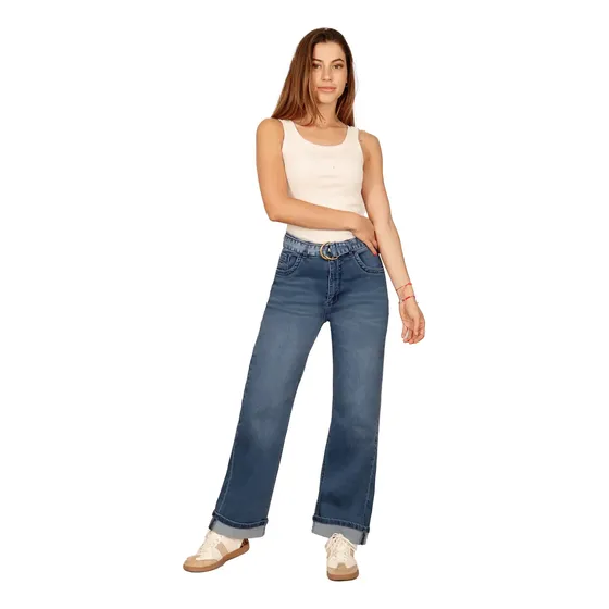 Jeans Demi I Azul Medio Divino Jeans