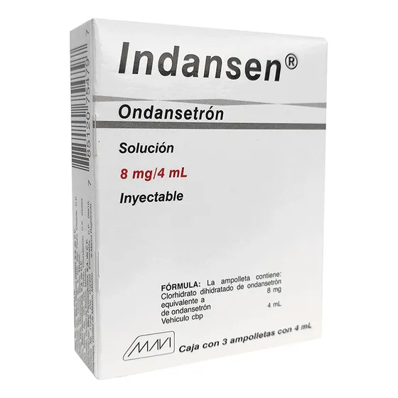 Indasen Solución 8 Mg/4 Ml Inyectable 3 Ampolletas 4 Ml