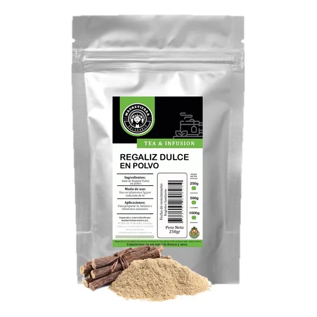 Regaliz Dulce En Polvo X250gr