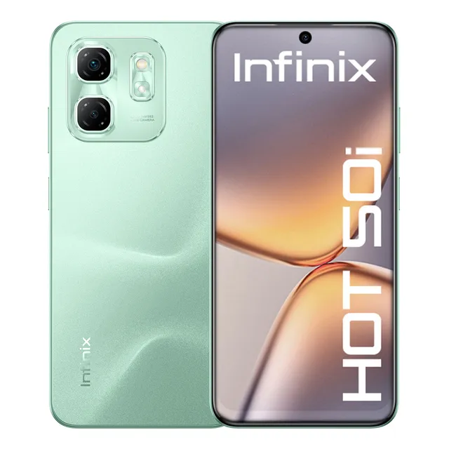 Infinix X6531 Hot 50i 256 Gb Rom 4 Gb+4 Gb RAM Virtual Dual Sim Mediatek Helio G81 6.7 HD+ 120 Hz 48 MP 5000 mAh Charge De 18 W Verde