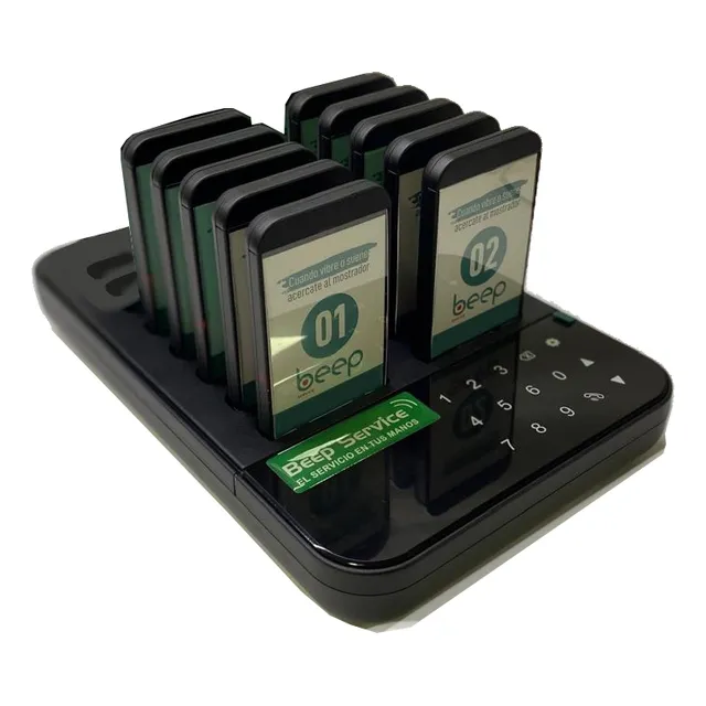 Localizador De Clientes Para Esperas De Pedidos X 10 Pagers