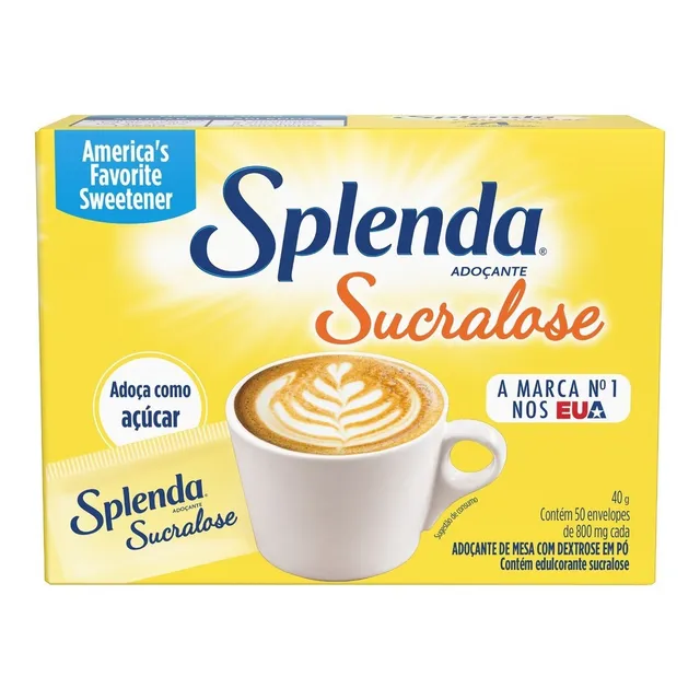 Adoçante Mexicano Splenda Sucralose 50 Envelopes 40g