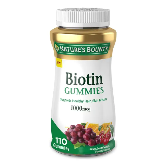 Suplemento Vitamínico Nature's Bounty Biotin, Gomitas De 100