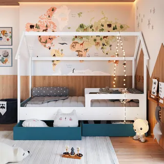Cama Infantil Montessoriana Com GavetÔes Inferiores Cama Infantil Montessoriana Com GavetÔes Inferiores