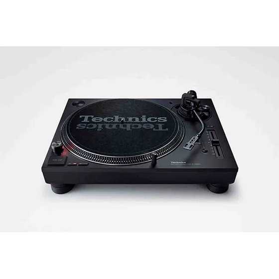 Mesa giratória profissional Technics SL-1200mk7 Direct Drive, cor preta