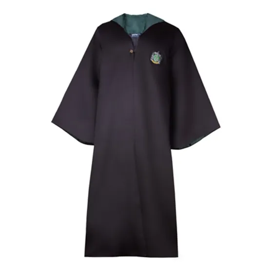 Túnica Capa Harry Potter Slytherin Cosplay
