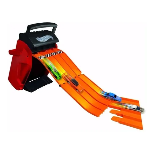 Pista Y Garage Hot Wheels Racing Battle Case