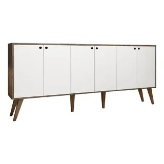 Buffet Aparador BalcĂŁo Sala Jantar Estar RetrĂŽ Brienza Cor Castani Buffet Aparador BalcĂŁo Sala Jantar Estar RetrĂŽ Brienza Cor Castani