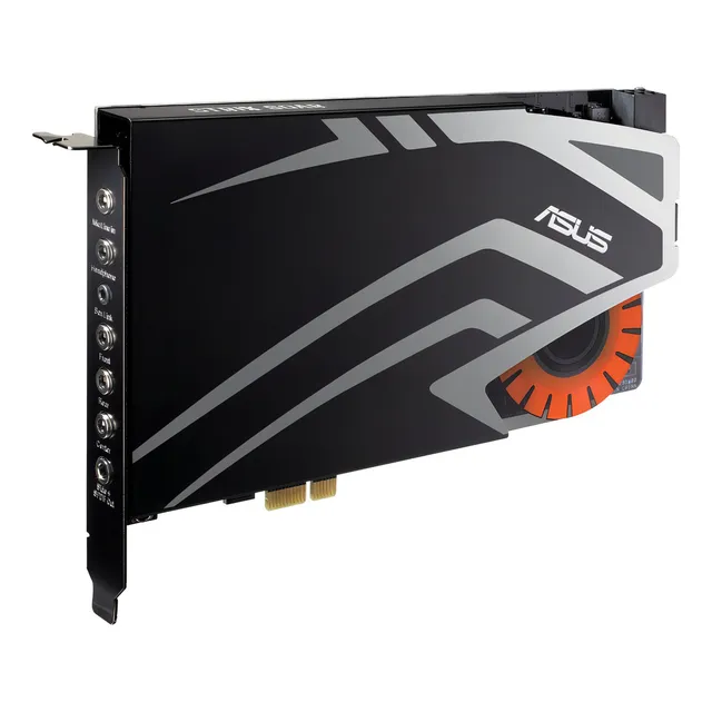 Tarjeta de sonido PCIe Asus Strix Soar 7.1, color negro