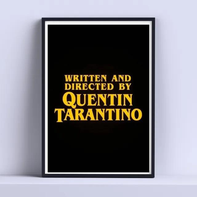 Cuadro Directed By Quentin Tarantino 30x40cm Listo P Colgar